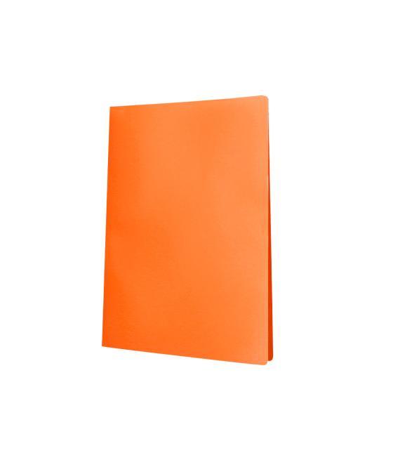 Carpeta liderpapel escaparate 80 fundas polipropileno din a4 naranja flúor opaco