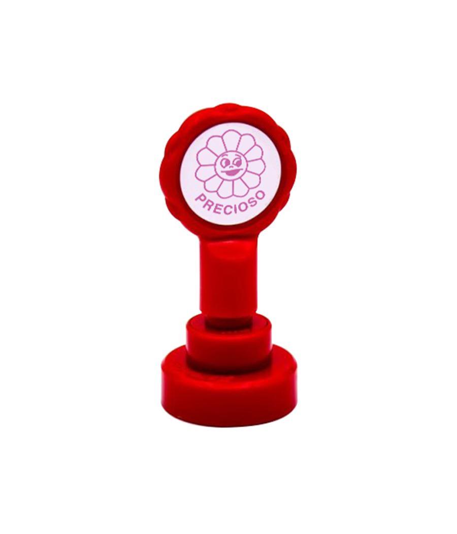 Sello artline emoticono precioso color rosa 22 mm diametro