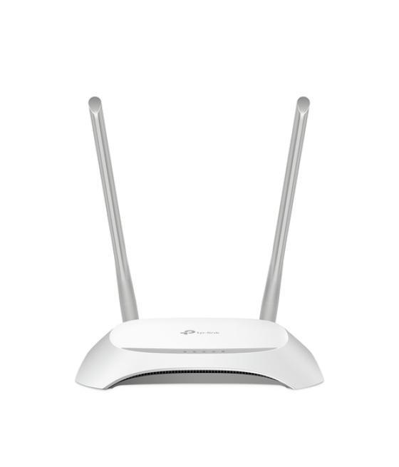 TP-LINK TL-WR850N router inalámbrico Ethernet rápido Banda única (2,4 GHz) 4G Gris, Blanco