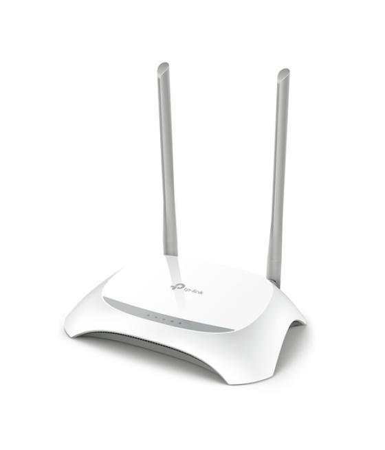TP-LINK TL-WR850N router inalámbrico Ethernet rápido Banda única (2,4 GHz) 4G Gris, Blanco