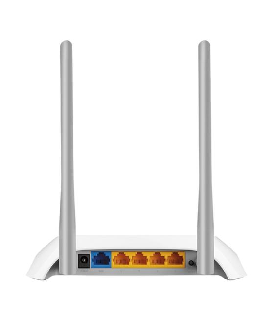 TP-LINK TL-WR850N router inalámbrico Ethernet rápido Banda única (2,4 GHz) 4G Gris, Blanco