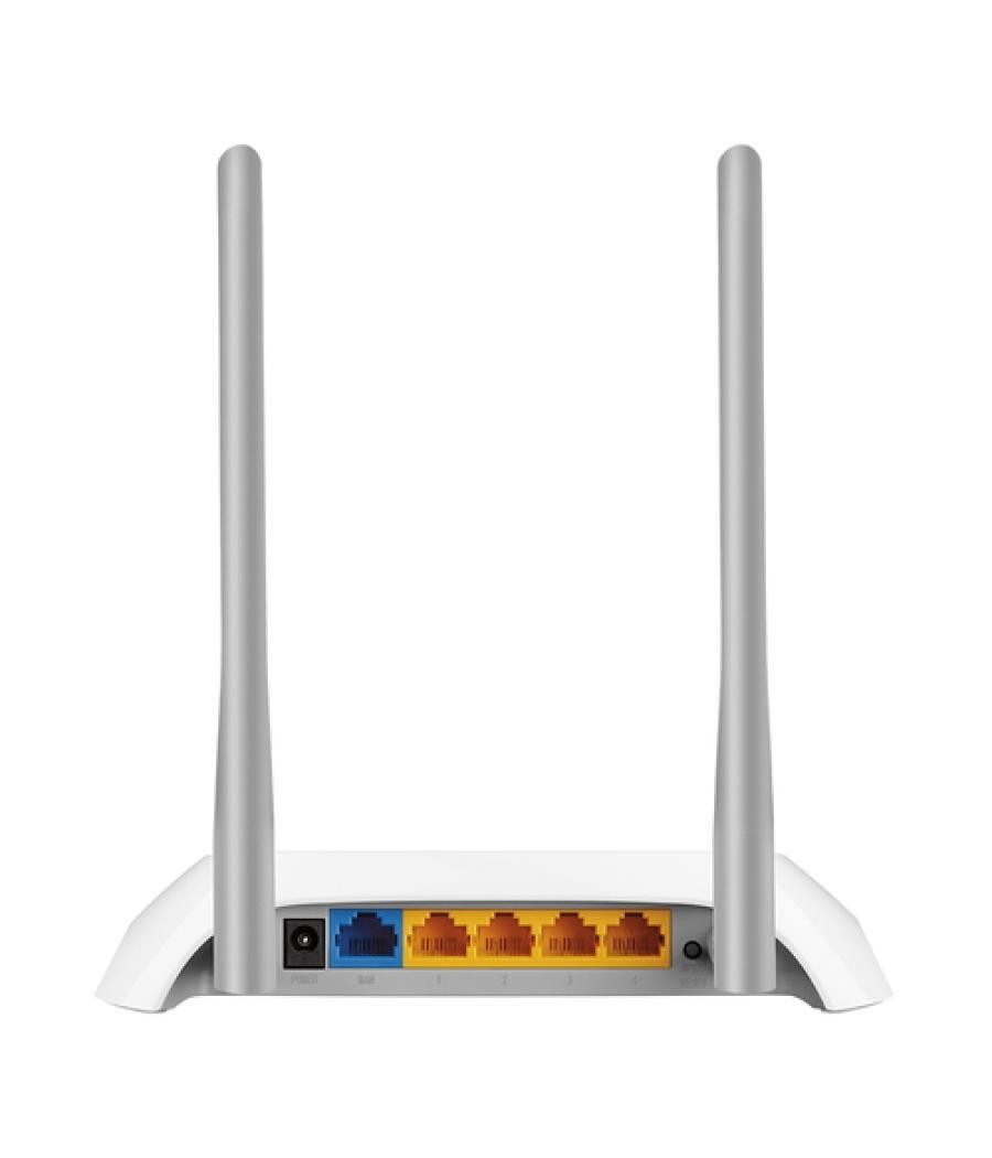 TP-LINK TL-WR850N router inalámbrico Ethernet rápido Banda única (2,4 GHz) 4G Gris, Blanco