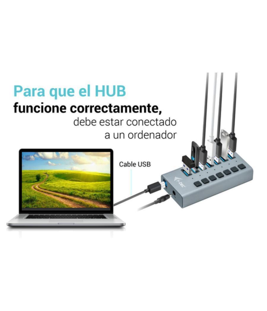 i-tec USB 3.0 Charging HUB 7port + Power Adapter 36 W