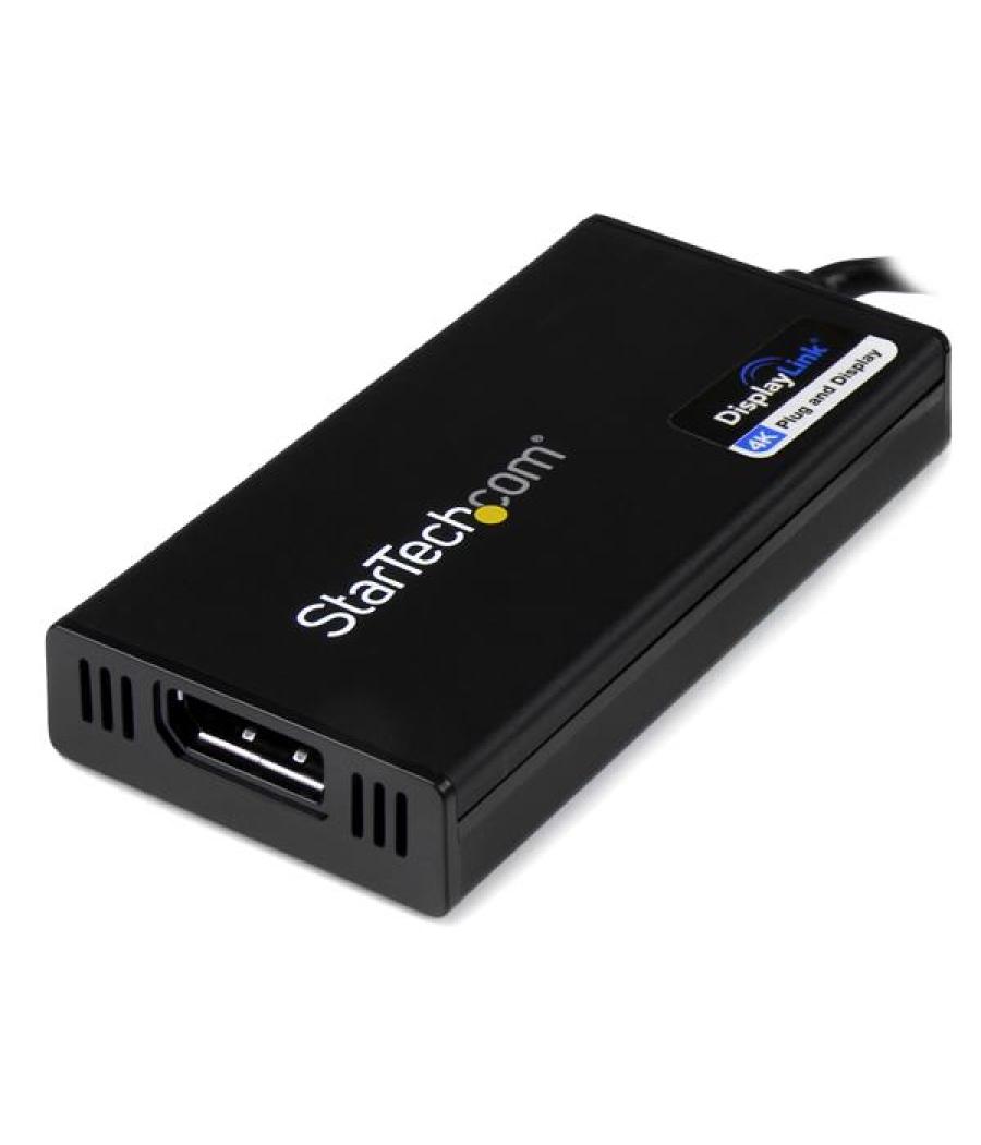 StarTech.com Adaptador Gráfico Externo Multi Monitor USB 3.0 a DisplayPort Ultra HD 4K Certificado DisplayLink