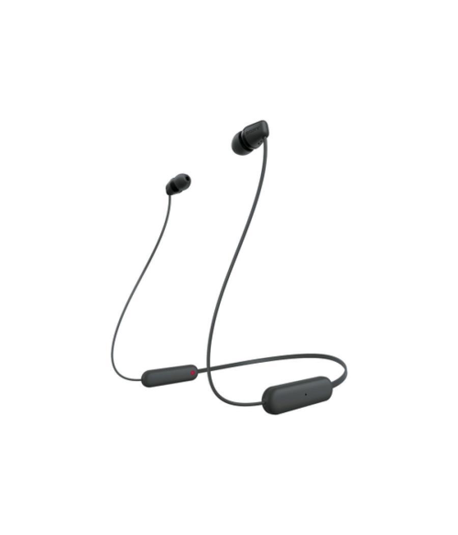 Sony WI-C100 Auriculares Inalámbrico Dentro de oído Llamadas/Música Bluetooth Negro