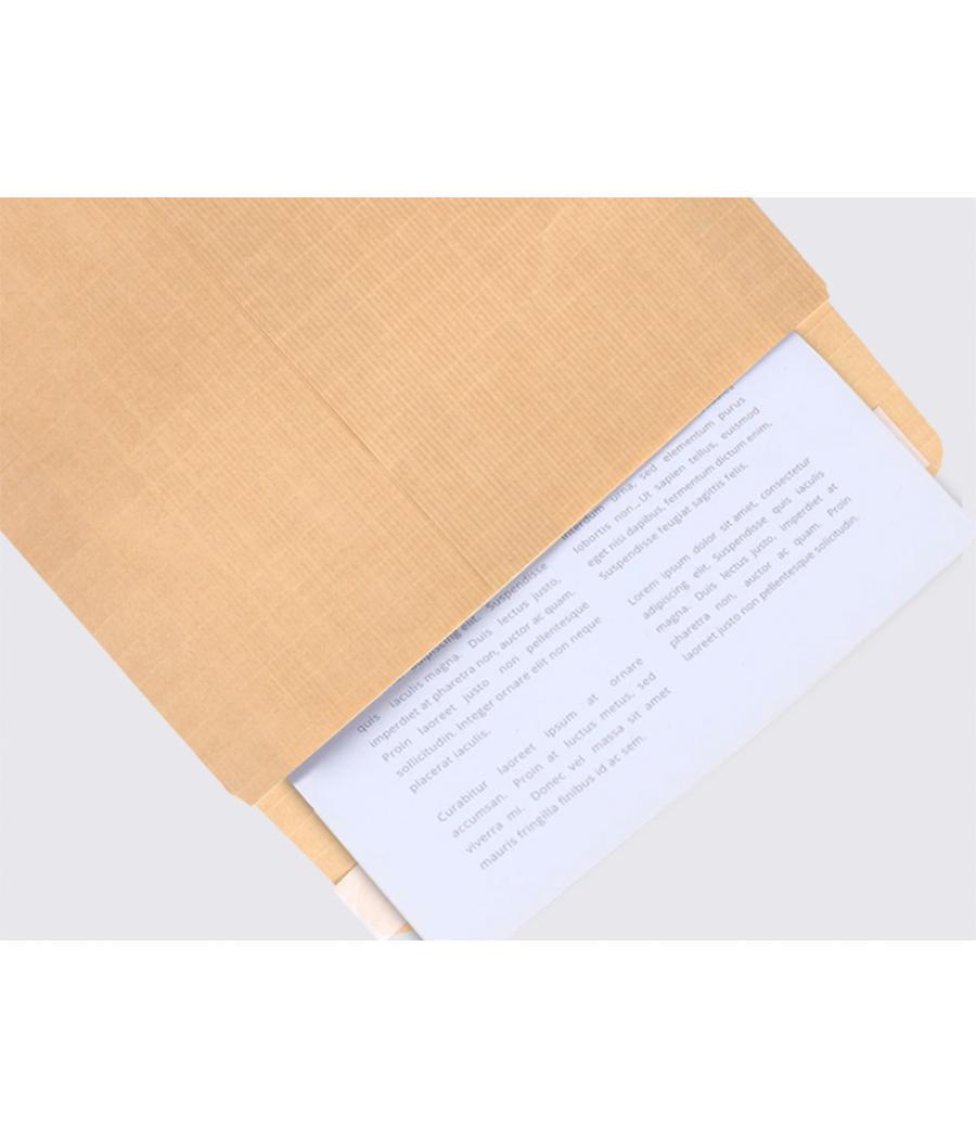 Sobre liderpapel bolsa seguridad kraft marron armado 120 gr 229x324 mm unidad