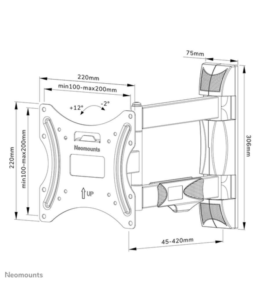 Neomounts soporte de pared para tv