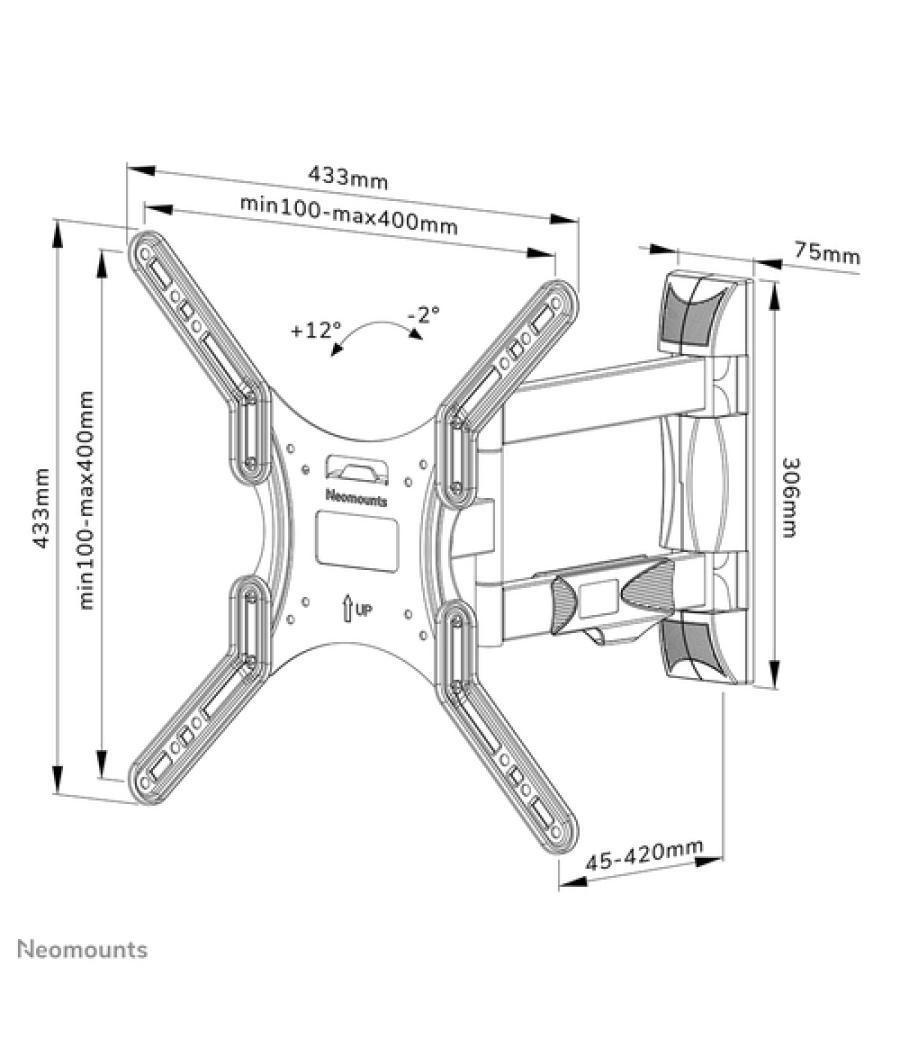 Neomounts soporte de pared para tv