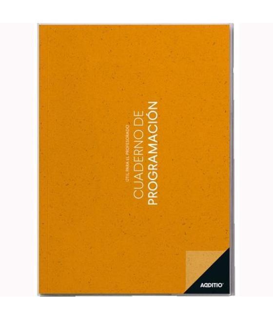 Additio cuaderno de programación a4 para el profesorado 96 páginas pvc c/surtidos