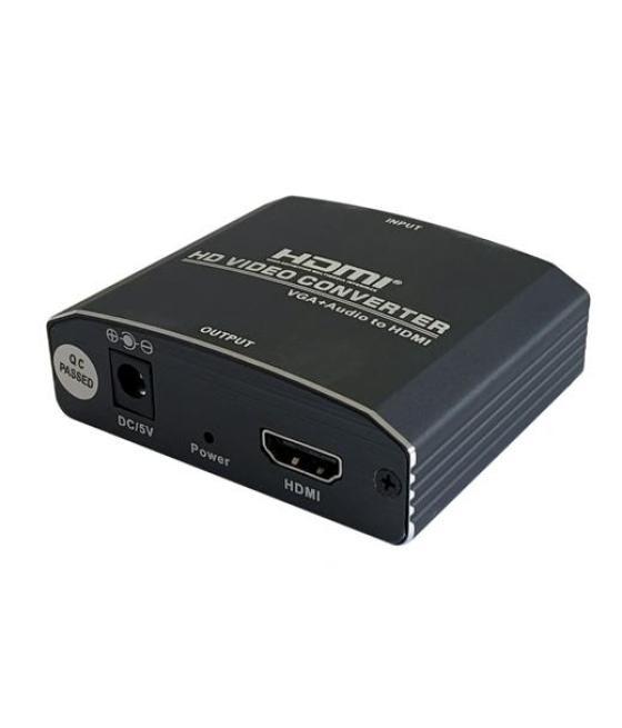 Aisens conversor svga/h   audio a hdmi/h negro