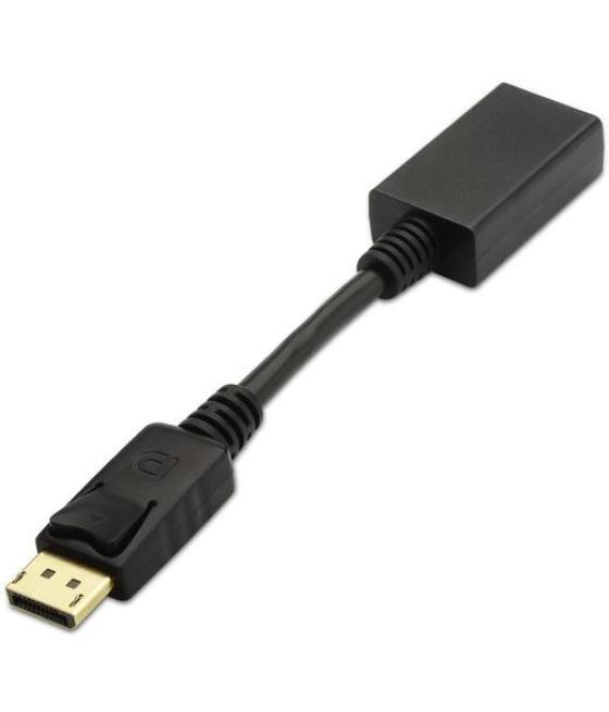 Aisens conversor displayport a hdmi, dp/m - hdmi a/h negro 15cm
