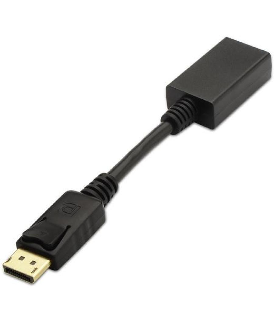Aisens conversor displayport a hdmi, dp/m - hdmi a/h negro 15cm