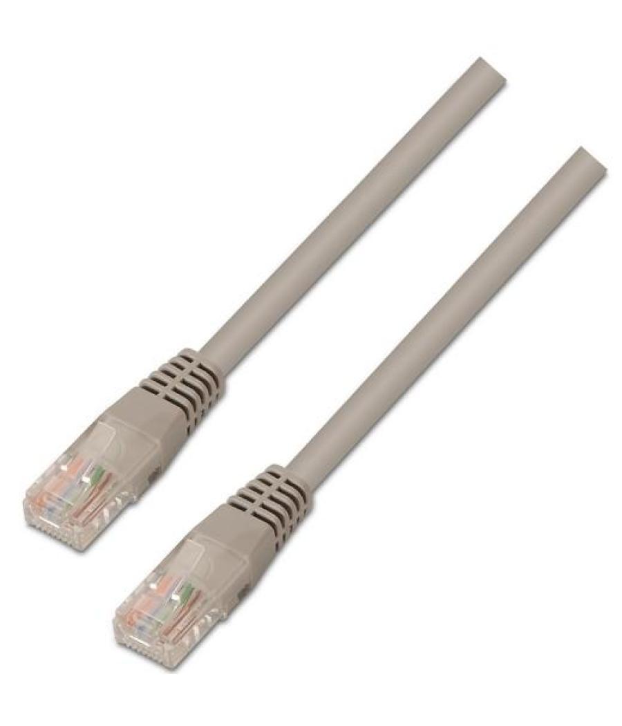 Aisens cable de red latiguillo rj45 cat.6 utp awg24 gris 0,5m