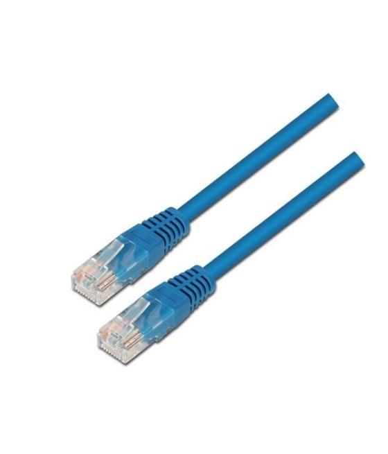 Aisens cable de red latiguillo rj45 cat.6 utp awg24 azul 0,5m