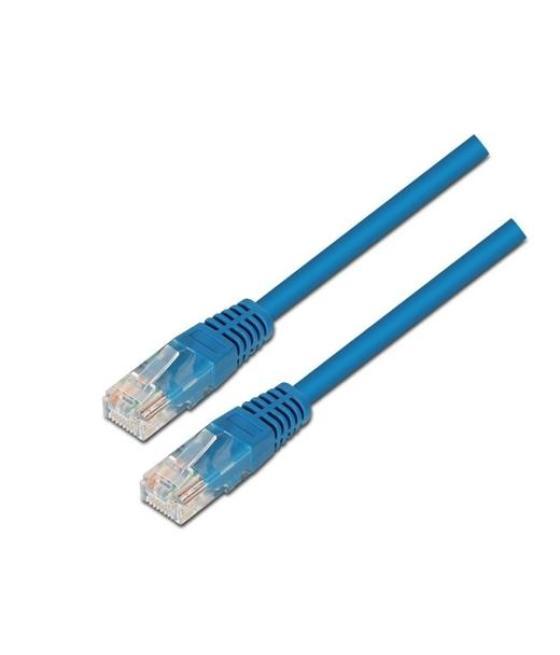 Aisens cable de red latiguillo rj45 cat.6 utp awg24 azul 1,0 m