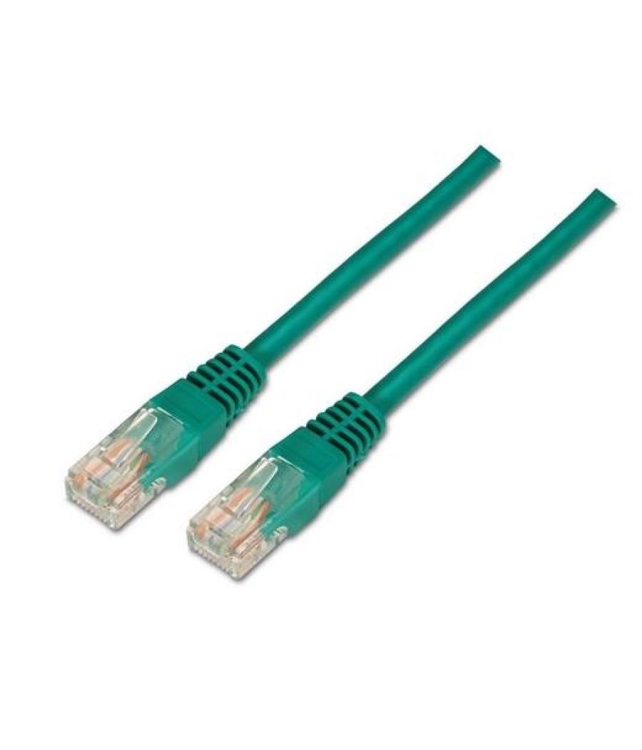 Aisens cable de red latiguillo rj45 cat.6 utp awg24 verde 1,0m