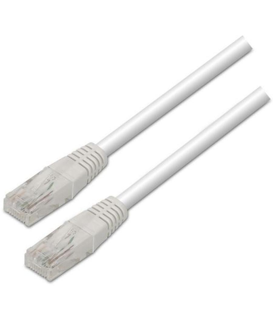 Aisens cable de red latiguillo rj45 cat.6 utp awg24 blanco 1,0m