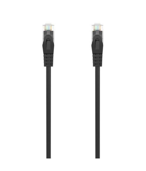 Aisens cable de red latiguillo rj45 lszh cat.6 utp awg24 negro 25 cm