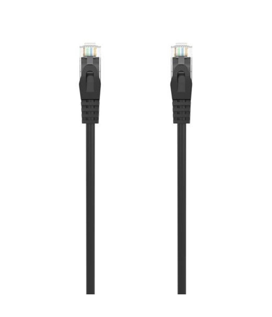 Aisens cable de red latiguillo rj45 lszh cat.6 utp awg24 negro 25 cm