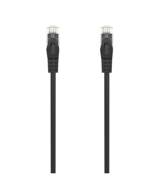 Aisens cable de red latiguillo rj45 lszh cat.6 utp awg24 negro 1,0 m