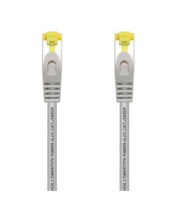 Aisens cable de red latiguillo rj45 lszh cat.7 600mhz s/ftp pimf awg26 gris 2,0m