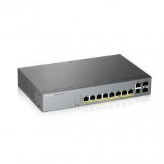 Zyxel GS1350-12HP-EU0101F switch Gestionado L2 Gigabit Ethernet (10/100/1000) Energía sobre Ethernet (PoE) Gris - Imagen 1