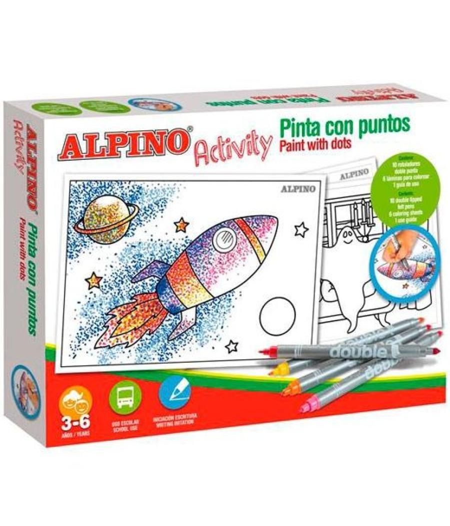 Alpino set activity pinta con puntos 3-6 años c/surtidos