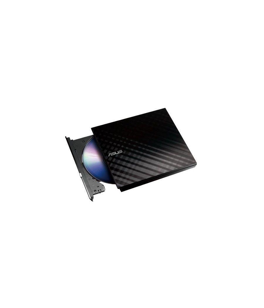 Asus - Grabadora DVD Slim Externa SDRW-08D2S-U - USB - Negra - Imagen 1