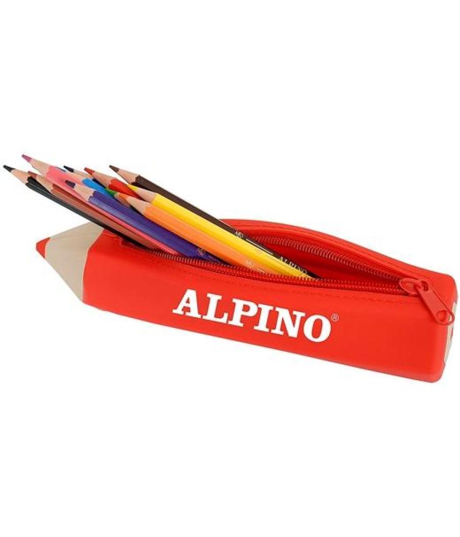 Alpino portatodo soft incluye 12 lápices de colores surtidos