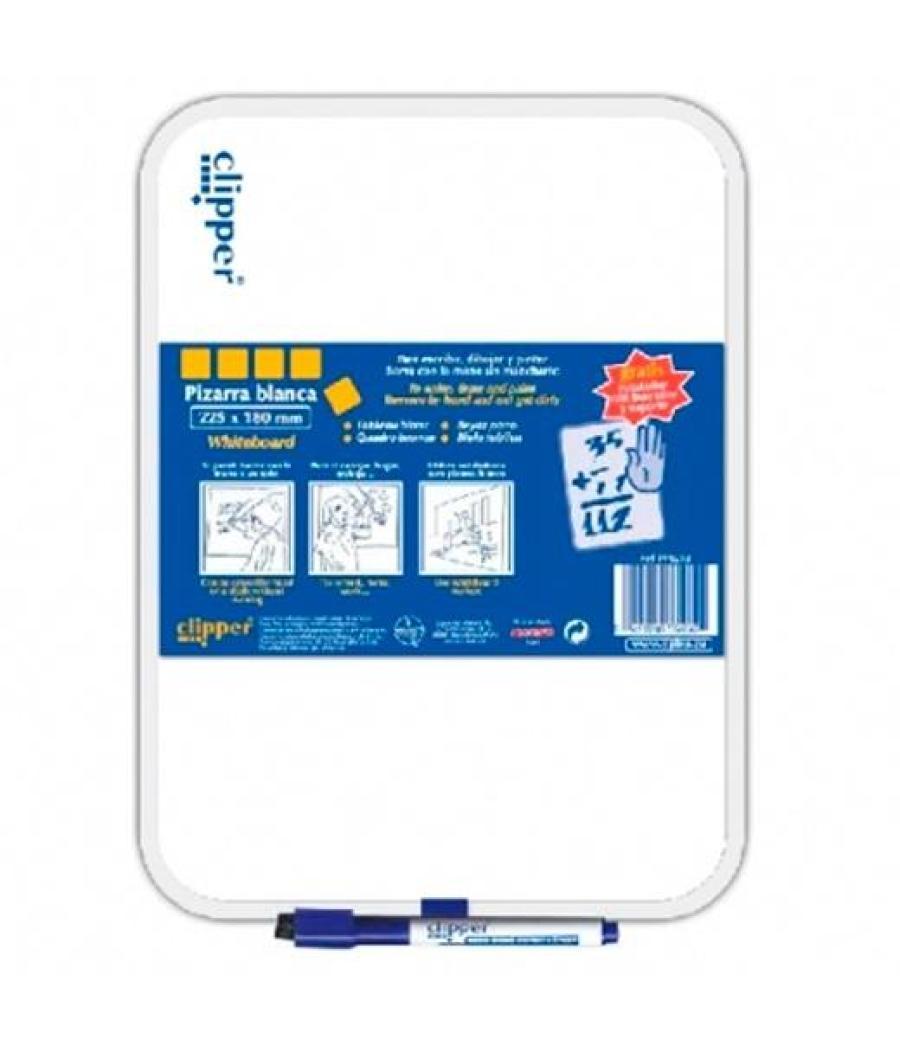 Alpino pizarra blanca pequeña 25,5x18cm con rotulador blister