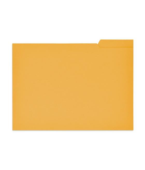 Subcarpeta cartulina gio folio pestaña derecha 250 g/m2 amarillo