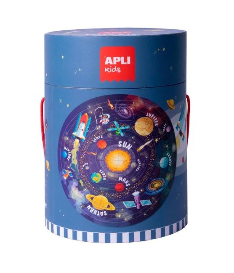 Apli puzzle circular sistema solar 48 piezas +5 años