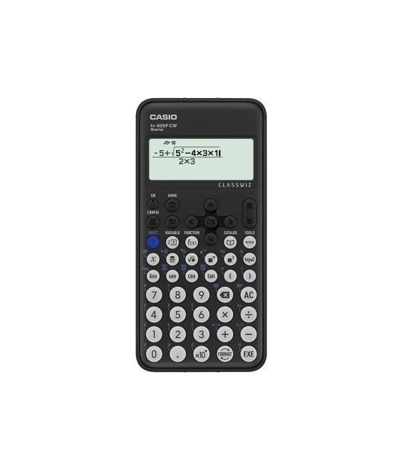Calculadora casio fx-82sp cw iberia classwiz cientifica + 300 funciones 9 memorias con tapa