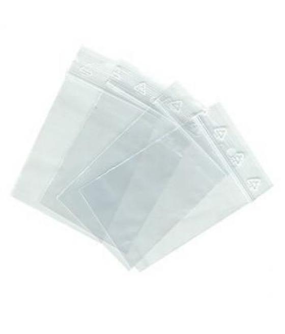 Apli bolsas autocierre 160x220mm ldpe transparente pack 100 ud