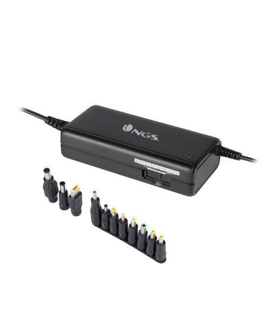 NGS Ban adaptador e inversor de corriente Interior 90 W Negro - Imagen 1