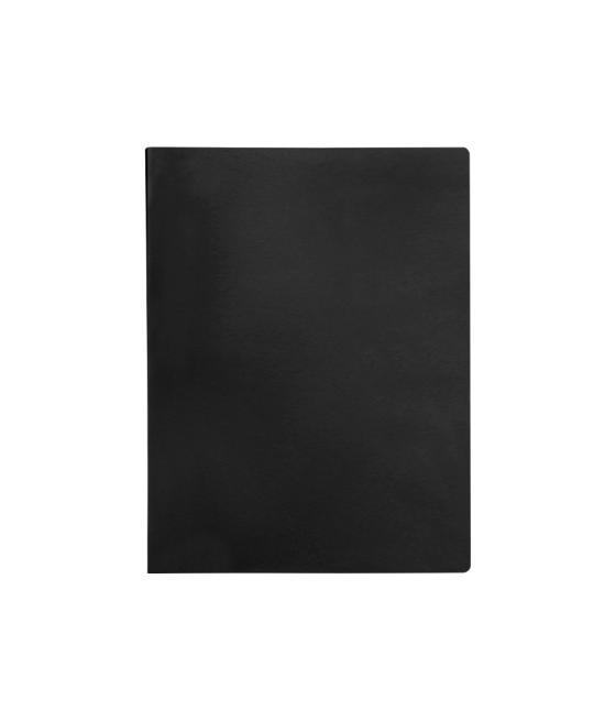 Carpeta liderpapel escaparate 40 fundas pvc folio negro