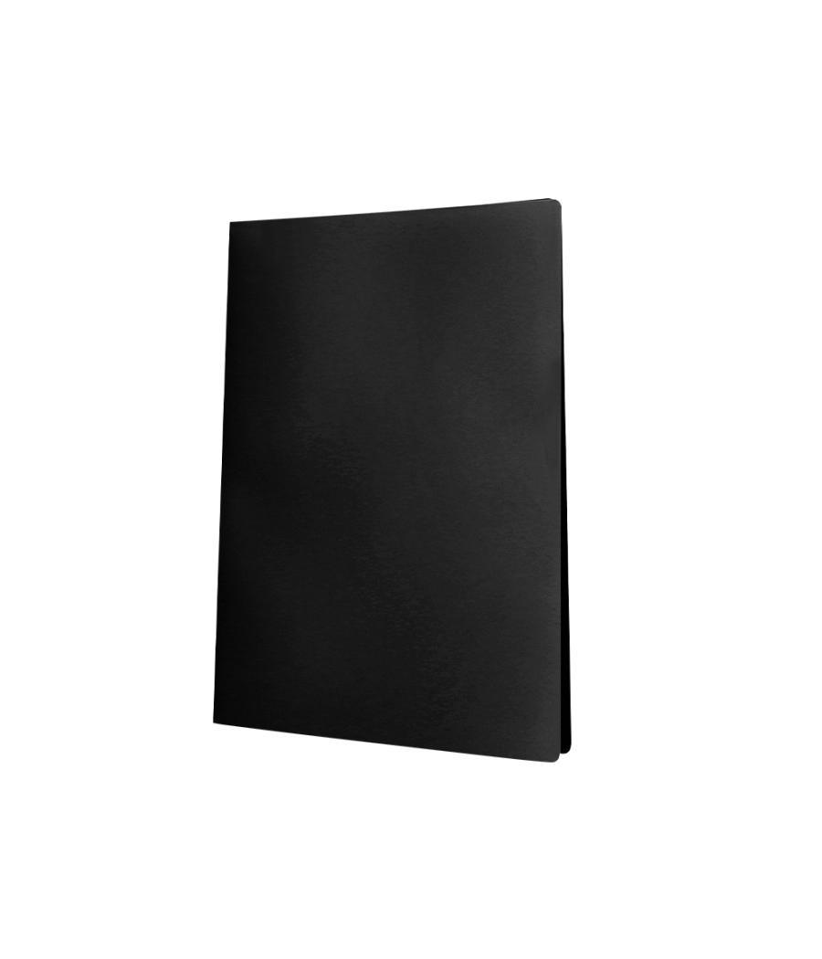 Carpeta liderpapel escaparate 10 fundas pvc folio negro