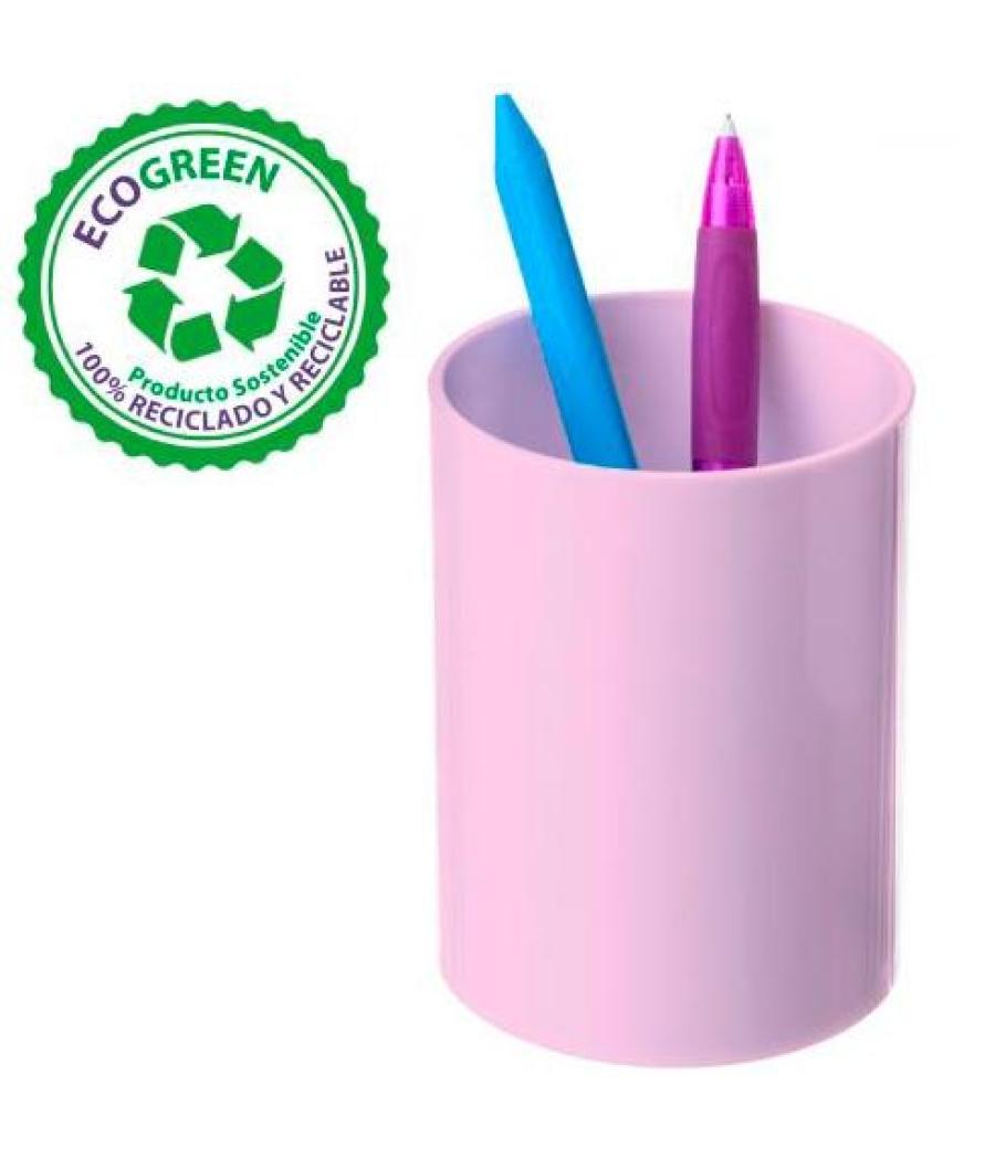 Archivo 2000 portalápices ecogreen 75x105mm reciclado rosa pastel