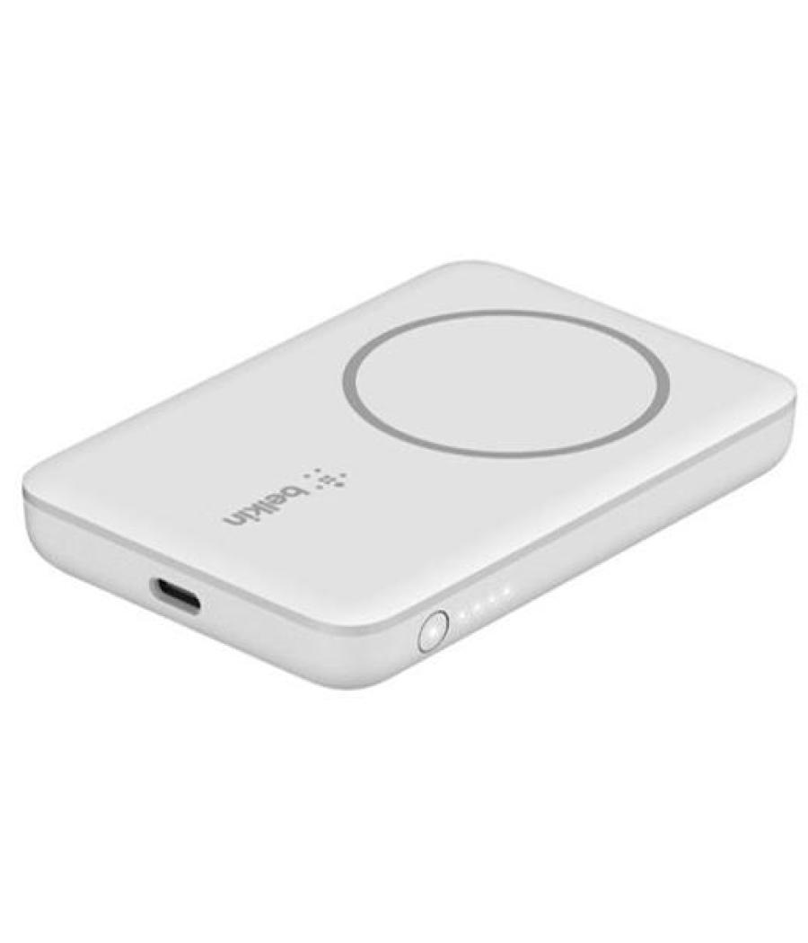 Belkin cargador inalambrico power bank 5k mah 1xusb-c blanco