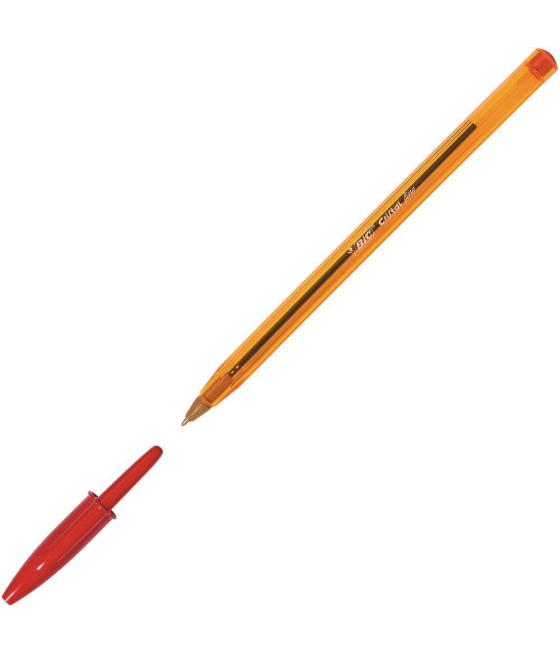 Bic bolígrafo cristal original fine rojo caja -50u-