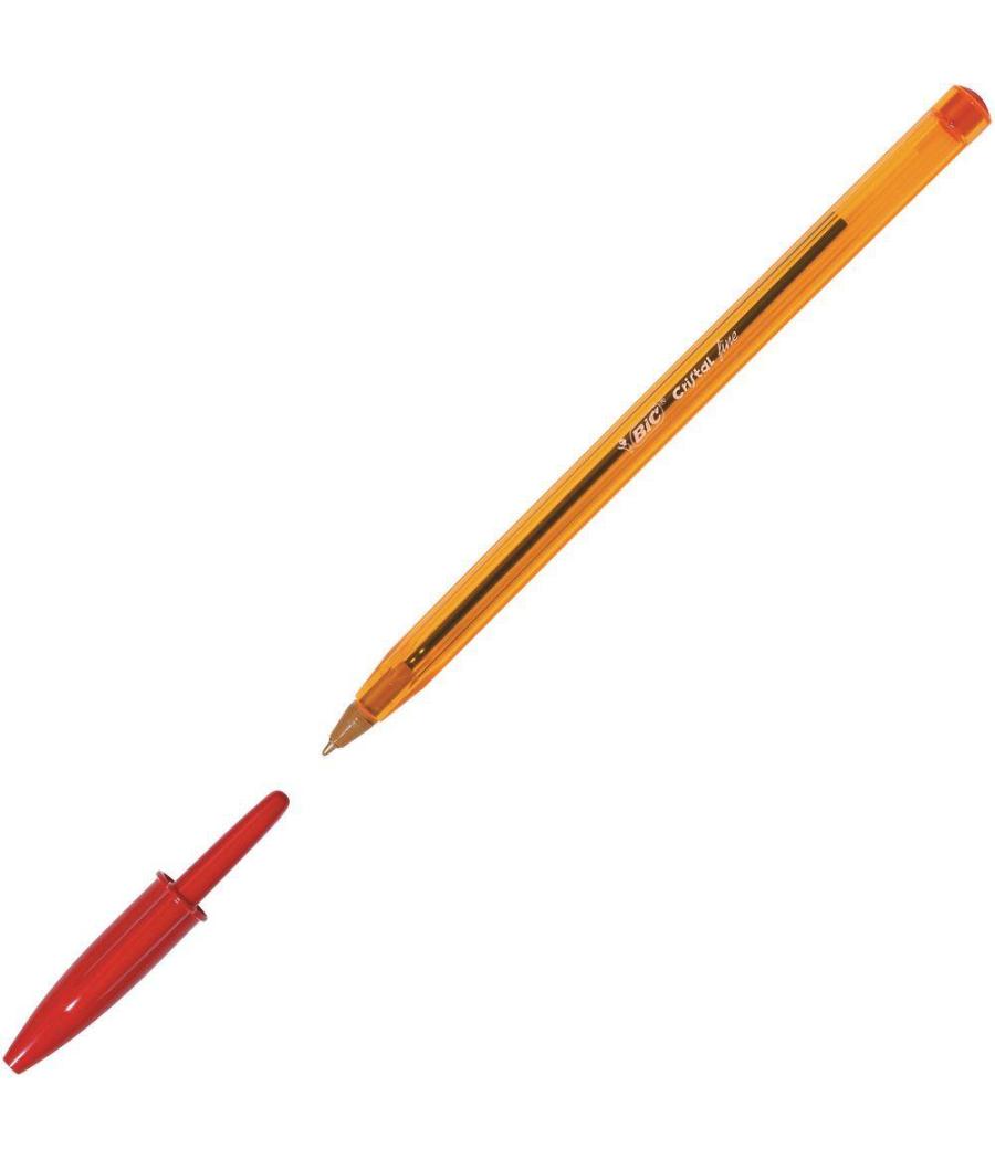 Bic bolígrafo cristal original fine rojo caja -50u-