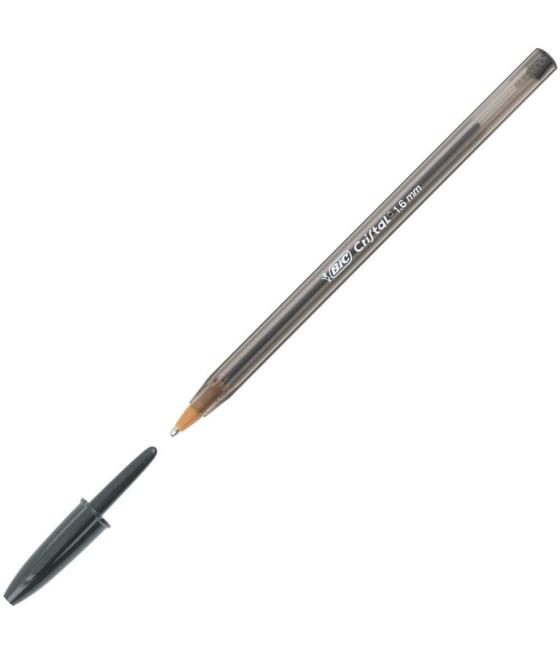 Bic bolígrafo cristal large negro caja -50u-
