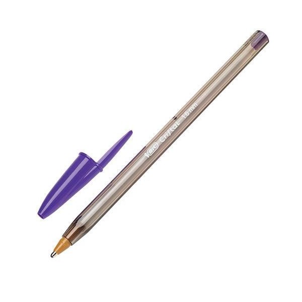 Bic bolígrafo cristal fun púrpura caja -20u-
