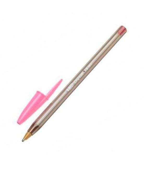 Bic bolígrafo cristal fun rosa caja -20u-