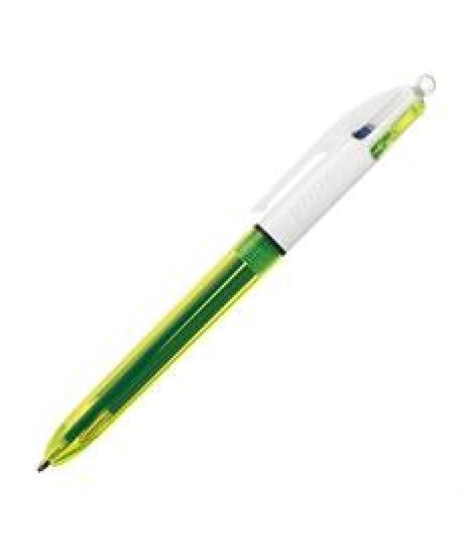 Bic bolígrafo fluor de 4 colores caja -12u-