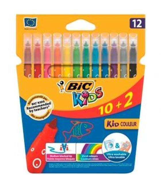 Bic rotuladores bic kids coloreur 10 2 punta media surtidos