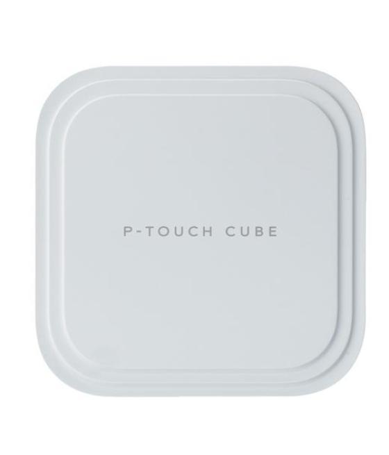 Brother etiquetadora - rotuladora pt-p910bt cube blanco con conexión bluetooth/usb
