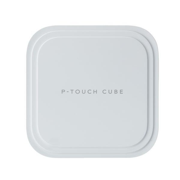 Brother etiquetadora - rotuladora pt-p910bt cube blanco con conexión bluetooth/usb
