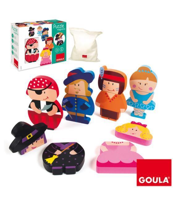 Puzle goula infantil personajes magneticos