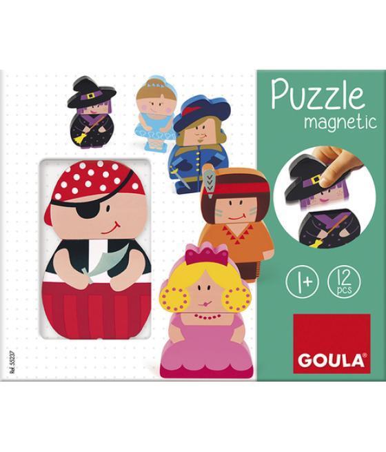 Puzle goula infantil personajes magneticos